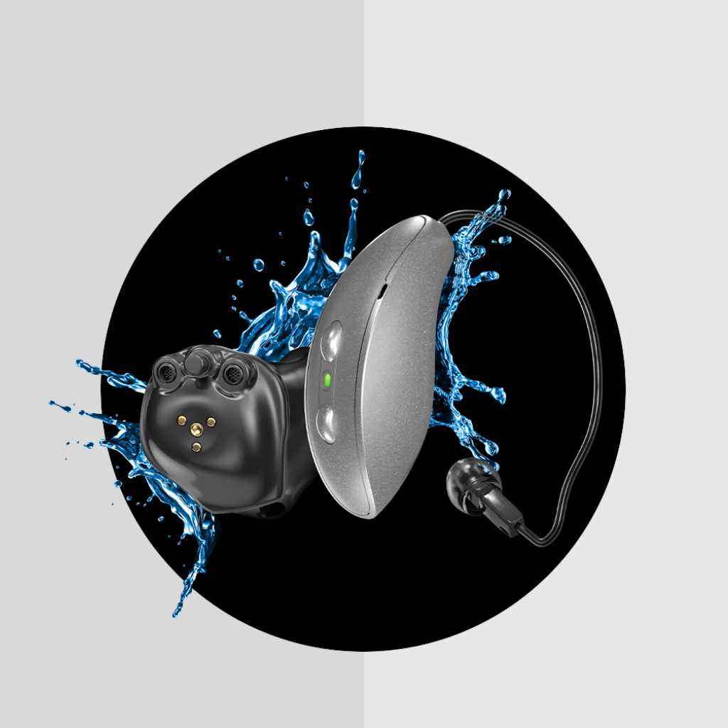 Waterproof hearing aid