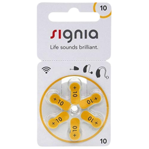 Signia 10 Size Hearing Aid Battery